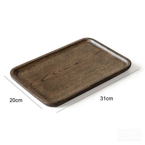 Khay chữ nhật 30x20cm màu đen