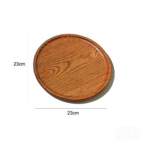 Khay Tròn 23cm màu vàng