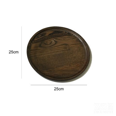 Khay Tròn 25cm màu đen